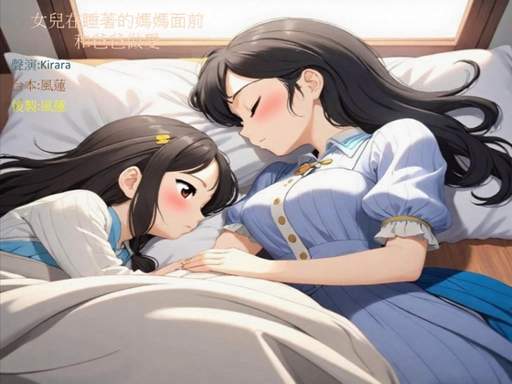 女兒在睡著的媽媽面前偷偷做愛 By 如月社