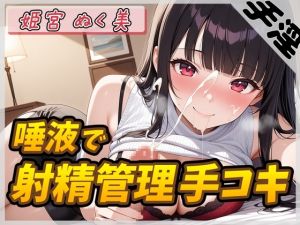 [RJ01554289] [ENG Sub] Masturbation Junkie Nukumi Himemiya’s ejaculation management hand job with lots of spit!