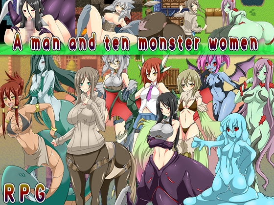 A man and ten monster women By Nekoshaku